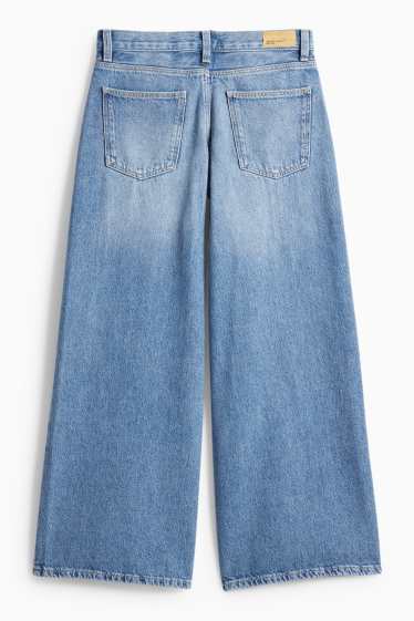 Kinder Mädchen - Baggy Jeans - helljeansblau