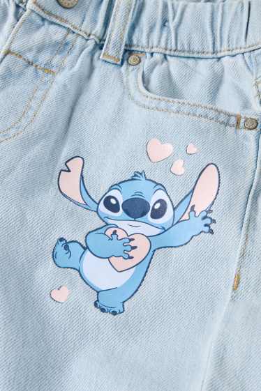 Children Girls - Lilo & Stitch - relaxed jeans - denim-light blue