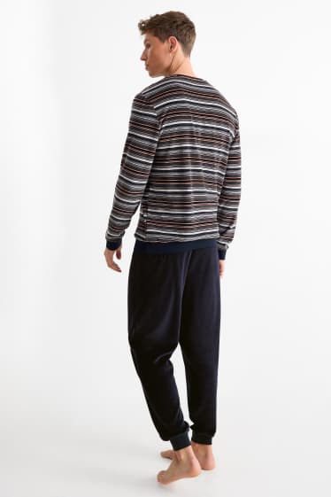 Men - Winter pyjamas - dark gray