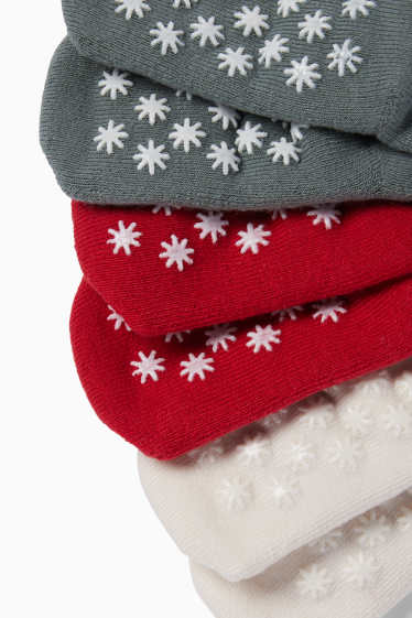 Bébés filles - Chaussettes bébé - rouge / blanc