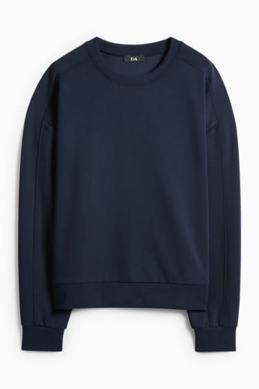 Dámské - Mikina basic - tmavomodrá