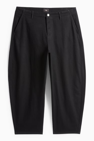 Femmes - Balloon jean - high waist - noir