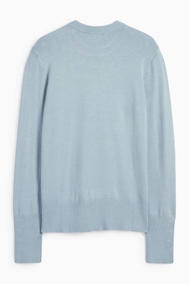 Mujer - Jersey de punto fino - azul