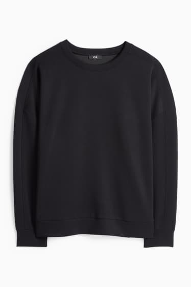 Femei - Bluză de molton - negru