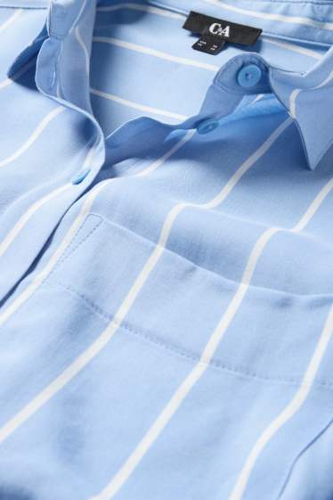 Dona - Brusa - de ratlles - blau/beix