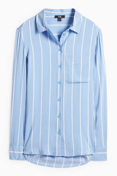 Dona - Brusa - de ratlles - blau/beix