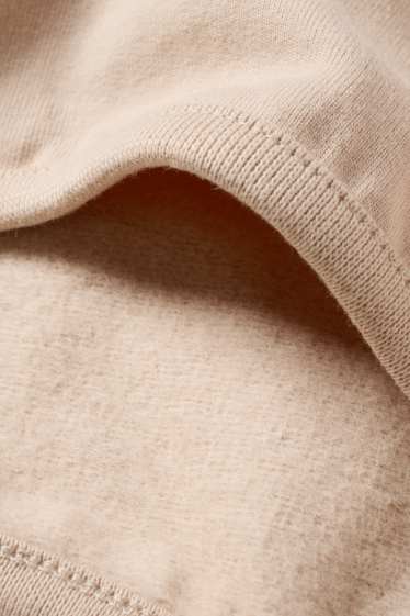 Neonate - Motivo fiorellini - completo neonate - 2 pezzi - beige chiaro