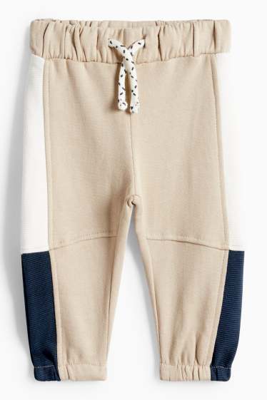 Baby Buben - Dino - Baby-Outfit - 2 teilig - beige / blau