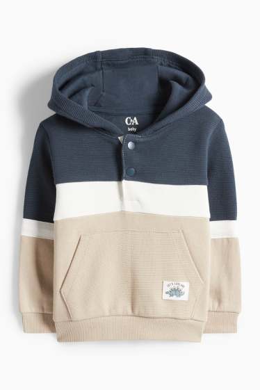 Baby Buben - Dino - Baby-Outfit - 2 teilig - beige / blau