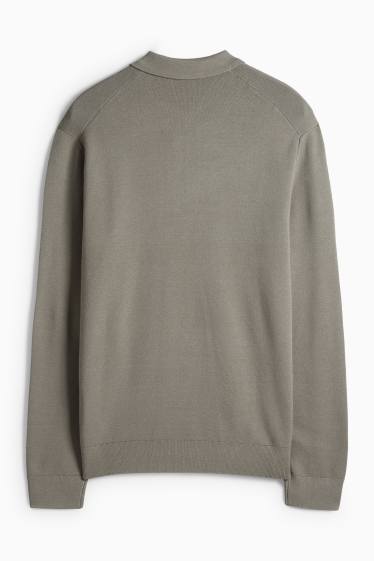 Pánské - Svetr - zelená