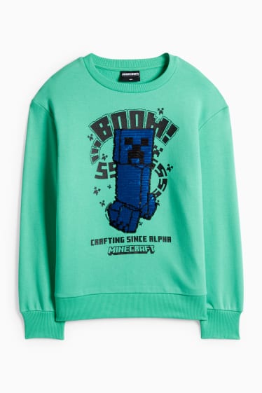 Kinder Jungen - Minecraft - Sweatshirt - grün