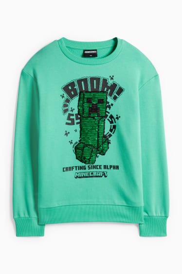 Kinder Jungen - Minecraft - Sweatshirt - grün