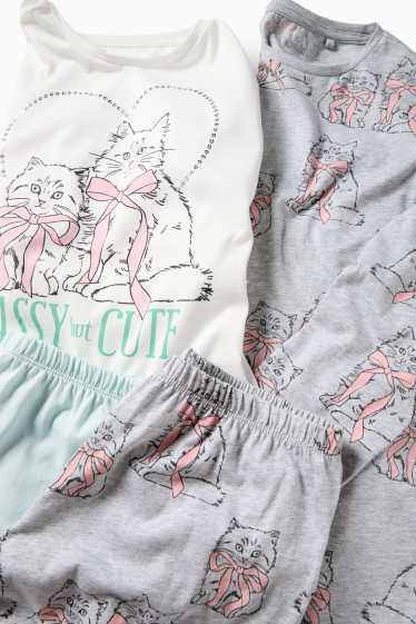Copii - Fete - Pijama - gri deschis