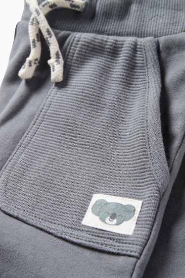 Baby Jungen - Koala - Baby-Jogginghose - grau