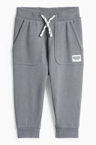 Baby Jungen - Koala - Baby-Jogginghose - grau