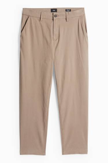 Uomo - Pantaloni chino - tapered fit - beige