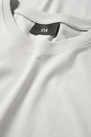 Herren - Langarmshirt - hellgrau