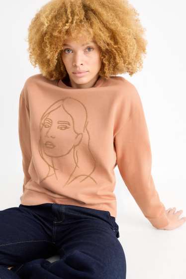 Femmes - Sweat - terracotta