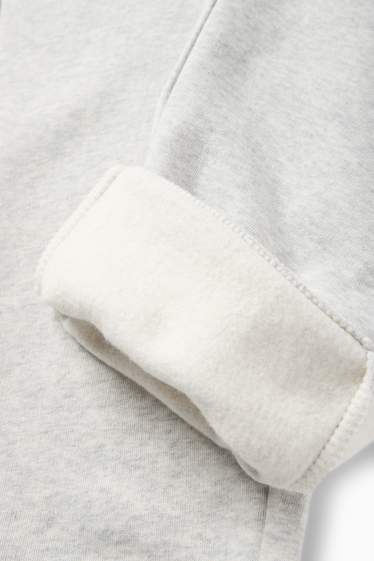 Hommes - Pantalon de jogging - gris clair chiné