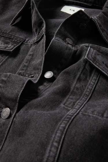 Damen - Jeansjacke - dunkeljeansgrau