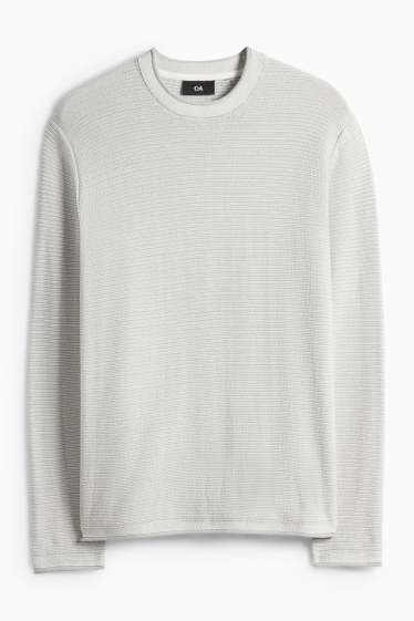 Pánské - Svetr - mátově zelená