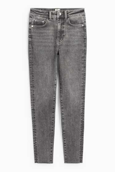 Donna - Skinny jeans - vita alta - LYCRA® ADAPTIV Fiber - jeans grigio