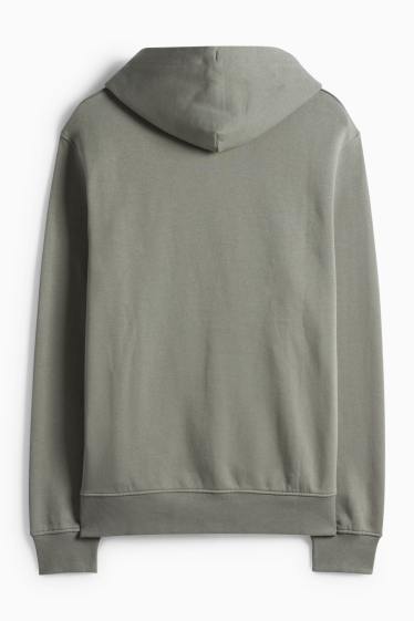 Pánské - Mikina s kapucí - zelená