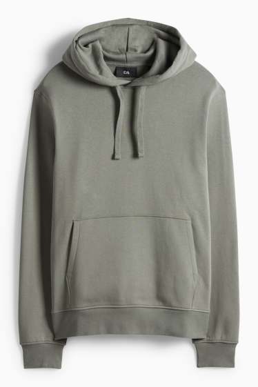 Pánské - Mikina s kapucí - zelená