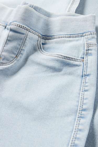 Kinder Mädchen - Flared Jeggings - helljeansblau