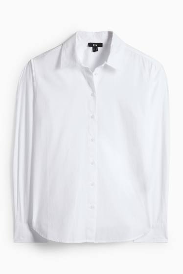 Damen - Bluse - weiß