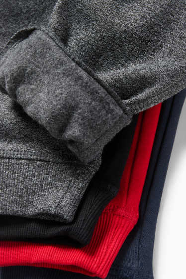 Kinderen: jongens - Set van 4 - joggingbroek - zwart