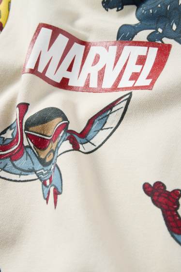 Děti - chlapci - Marvel - Mikina - světle béžová