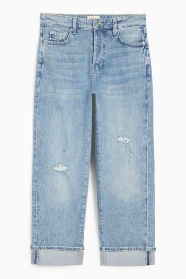 Mujer - Boyfriend jeans - mid waist - LYCRA® - vaqueros - azul