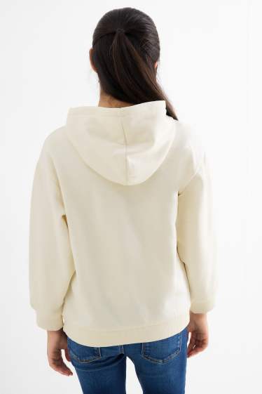 Niñas - Cinnamoroll - sudadera con capucha - blanco roto