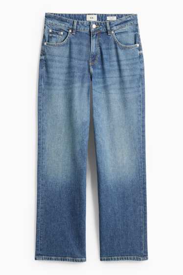 Dámské - Baggy jeans - mid waist - džíny - modré