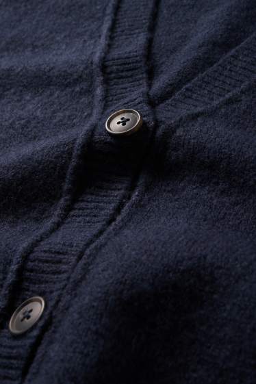 Damen - Strickjacke - dunkelblau