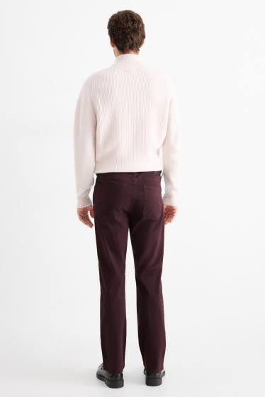 Hommes - Pantalon - regular fit - violet