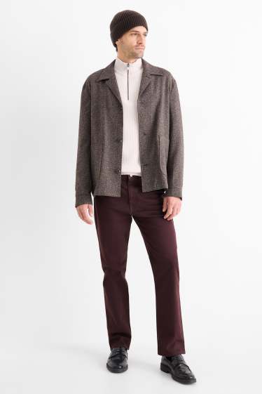 Hommes - Pantalon - regular fit - violet