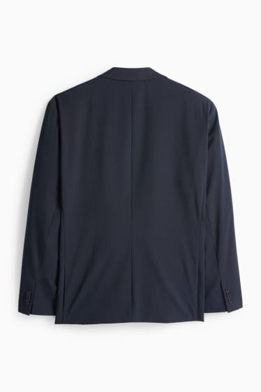 Pánské - Oblekové sako - regular fit - Flex - LYCRA® - tmavomodrá