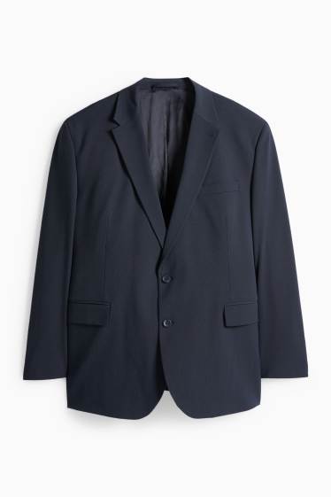 Pánské - Oblekové sako - regular fit - Flex - LYCRA® - tmavomodrá