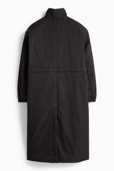 Dona - Abric - amb folre - repel·lent a l’aigua - negre