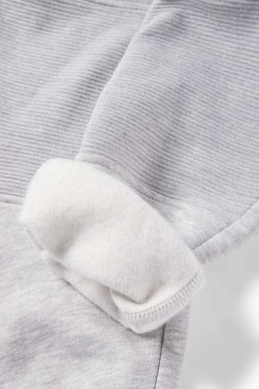 Enfants garçons - New York - ensemble - sweat zippé à capuche et pantalon de jogging - gris clair