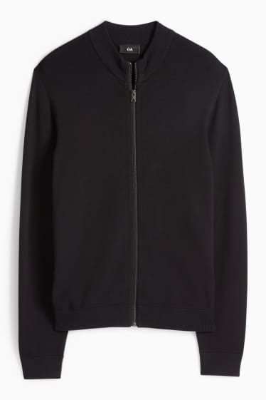 Men - Cardigan - black
