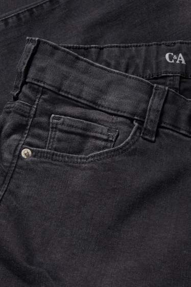 Dámské - Slim jeans - high waist - LYCRA® - černá