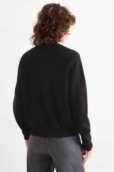 Damen - Strickjacke - schwarz