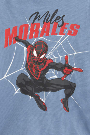 Děti - chlapci - Multipack 3 ks - Spider-Man - tričko s dlouhým rukávem - modrá