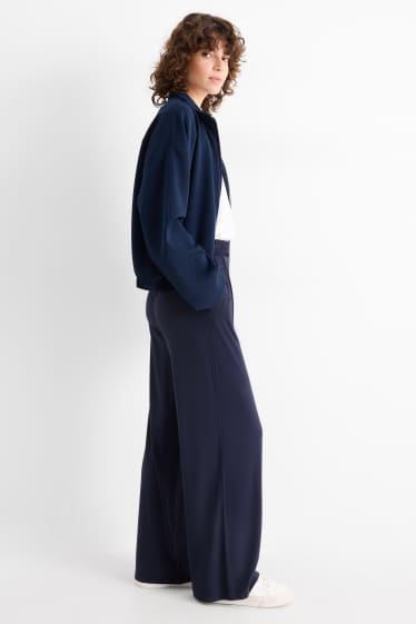 Dámské - Teplákové kalhoty - tmavomodrá