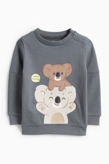 Nadó nen - Coala - dessuadora per a nadó - gris fosc