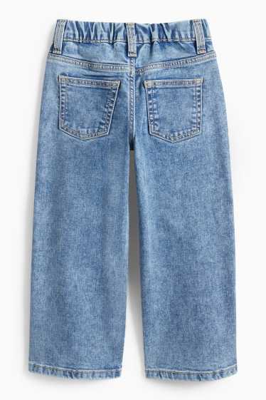 Children Girls - Bow - regular jeans - denim-light blue