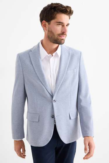 Pánské - Sako - slim fit - Flex - světle modrá